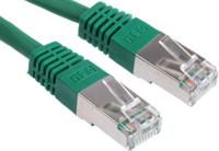 411-362 RS PRO, 0.5m Cat6, Green RJ45 to Male RJ45 Male, S/FTP Shielded, Terminated PVC Sheath