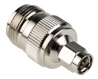 546-3052 RS PRO Straight 50Ω RF Adapter SMA Plug to N Socket 11GHz
