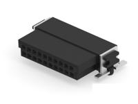 354079-e ERNI 354079 Series Vertical Surface PCB Header, 20 Contact(s), 1.27 mm Pitch, 2 Row, Shrouded