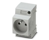 0804016 Phoenix Contact French Mains Sockets, 16A, DIN Rail Mount, 250 V