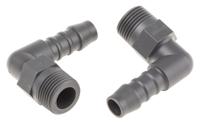 795-297 RS PRO Hose Connector, Elbow Hose Tail Adaptor, BSP 3/8in 10mm ID