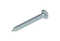 287-4081 RS PRO Bright Zinc Plated Steel Pan Head Self Tapping Screw, N°8 x 1.1/4in Long 32mm Long