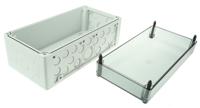 74400101 Spelsberg AKL Series Grey Polystyrene Enclosure, IP65, Transparent Lid, 300 x 150 x 132mm