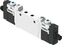 vuvg-l10-b52-t-m5-1r8l Festo 5/2 Solenoid Valve - Solenoid Metric M5 VUVG Series 24V dc, 576664