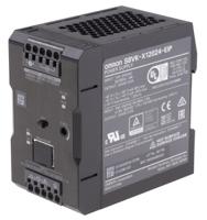 s8vk-x12024-eip Omron S8VK-X Switched Mode DIN Rail Power Supply, 100 → 240V ac ac Input, 24V dc dc Output, 5A Output, 120W