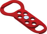 862-5152 RS PRO Red 6-Lock Steel Scorpio Lockout, 9mm Shackle, 40mm Attachment
