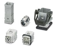 1424450 Phoenix Contact Connector Set, 4 Way, 10A, Female, HC, Panel Mount, 230 V