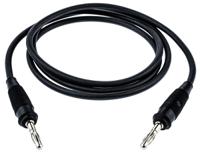973388300 Hirschmann Test & Measurement Test lead, 10A, 60V dc, Black, 1m Lead Length