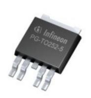 btf3050teatma1 Infineon BTF3050TEATMA1, 1, Low-Side Power Switch IC 5-Pin, PG-TO252-5