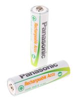 hhr-3mve2bc Panasonic AA NiMH Rechargeable AA Batteries, 1.9Ah, 1.2V - Pack of 2