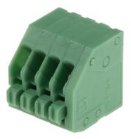 1989764 Phoenix Contact PTSA 0.5/ 4-2.5-F Series PCB Terminal Block, 4-Contact, 2.5mm Pitch, Through Hole Mount, Solder