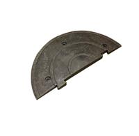 204-1761 RS PRO Rubber Speed Bump End Cap, 300 mm x 600mm x 20 mm, 30km/h Speed Limit
