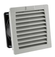pf22000-11622101055 Pfannenberg PF 22.000 Series Filter Fan, 230 V ac, AC Operation, 61m³/h Filtered, 178.5m³/h Unimpeded, IP54, 145 x 145mm