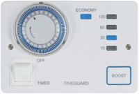 trtm7n Timeguard Analogue Economy 7 Programer with Boost Control Programable Thermostats, 13A, 230 V ac, 0 → 40 °C