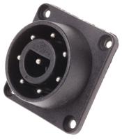 px0959p Bulgin Power Connector Panel Mount Plug, 8, Solder Termination, 6A, 250 V ac