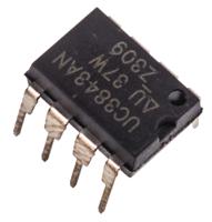 uc3843an Texas Instruments UC3843AN, PWM Controller, 500 kHz 8-Pin, PDIP