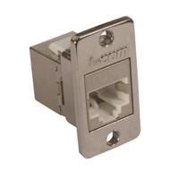ecf504-sc6-mini L-Com ECF Series Single-Port RJ45 Ethernet Coupler, Cat6, Shielded