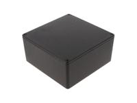 1590ubk Hammond 1590 Series Black Die Cast Aluminium Enclosure, IP54, Black Lid, 119.5 x 119.5 x 55mm