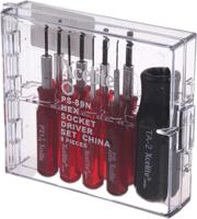 ps89n Weller Xcelite Hexagon Mini Screwdriver Set, 9-Piece