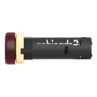 xvla334 Schneider Electric, Panel Mount Red LED Pilot Light, 12mm Cutout, IP40, IP65, Round, 24V dc