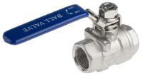 764-4269 RS PRO Stainless Steel Full Bore, 2 Way, Ball Valve, Threaded, BSPP 3/4in