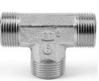 t16scfx Parker Tee Tube to Tube Male 24° DIN Cone to Male 24° DIN Cone, T16SCFX