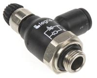 7061-06-10 Legris 7061 Series Tube Flow Regulator, 6mm Tube Inlet Port