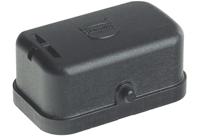 09120085408 HARTING Female Black Protection Cover IP65 for use with Mounted Female Insert