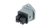 stakei-200 Hirschmann, ST IP54 Grey Panel Mount 2 + PE Industrial Power Socket, Rated At 10A, 250 V