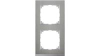 mtn4020-3646 Schneider Electric Stainless Steel 2 Gang Cover