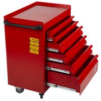 753-1595 RS PRO 6 Drawer Steel Wheeled Tool Chest