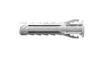 568012 Fischer Fixings Grey Nylon Wall Plug, 60mm Length, 12mm Fixing Hole Diameter