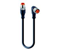 28979-rst-3-rkwt-4-3-2243-m Lumberg Automation Male 4 way M12 to Female 4 way M12 Sensor Actuator Cable, 3 m