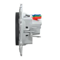 s340052c Schneider Electric Anthracite, 1 Gang, Ovalis C Series