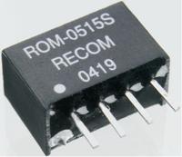 rom-0505s Recom ROM DC-DC Converter, 5V dc/ 200mA Output, 4.5 → 5.5 V dc Input, 1W, Through Hole, +85°C Max Temp -40°C Min