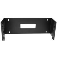 wallmounth4 StarTech.com Black 4U Steel Bracket , with 2-Post Wall Mount Frame