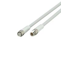 evf143 ifm electronic Male 3 way M8 to Female 3 way M8 Communication Cable, 0.6 m