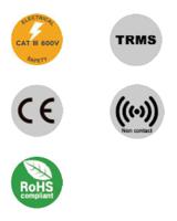 296-556 RS PRO Digital, LCD Digital Multimeter, True RMS, 1A ac Max, 1A dc Max, 600V ac Max