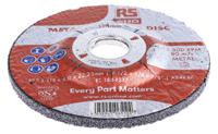 184-9237 RS PRO Aluminium Oxide Grinding Disc, 115mm x 6mm Thick, Fine Grade, P120 Grit, 5 in pack