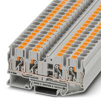 3212934 Phoenix Contact  PT 6-QUATTRO Series Grey, 0.5 → 10mm², Single-Level, Push In Termination, ATEX, IECEx