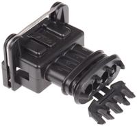 282192-1 TE Connectivity, Junior Power Timer Automotive Connector Socket Black Cable Mount 4 Way
