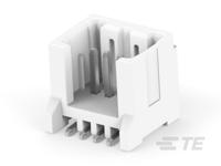 2355091-4 TE Connectivity MICRO CT Series Straight Board PCB Header, 4 Contact(s), 1.2 mm Pitch, 1 Row, Shrouded