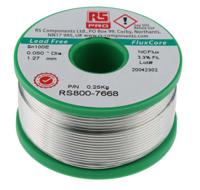 800-7668 RS PRO Wire, 1.27mm Lead Free Solder, 228°C Melting Point