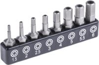 615-9237 RS PRO Impact Bit Set 8 Pieces, Tamperproof Hexagon