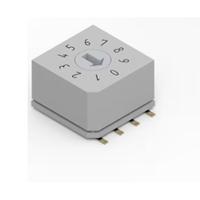428511310810 Wurth Elektronik 4285113108, 10 Position, BCD Rotary Switch, 150mA, Solder