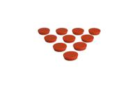 rm768o Eclipse Button Magnet 30mm Self-Adhesive Ferrite, 0.5kg Pull