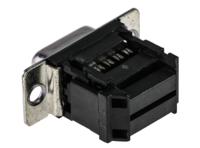492-648 RS PRO 9 Way Cable Mount D-sub Connector Socket, 1.27mm Pitch