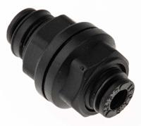 3116-04-00 Legris LF3000 Series Bulkhead Tube-to-Tube Adaptor, Push In 4 mm to Push In 4 mm, Tube-to-Tube Connection Style