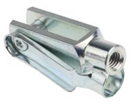 312-0179 RS PRO Steel M6 x 1 Clevis, 43mm x 12mm