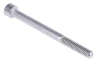 124-7355 RS PRO Stainless Steel Hex Socket Cap Screw, DIN 912, M6 x 70mm